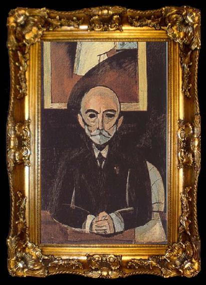 framed  Henri Matisse Auguste Pellerin II (mk35), ta009-2
